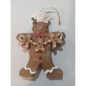 dolgencorp Gingerbread Man Christmas Ornament 4.5” Tall
